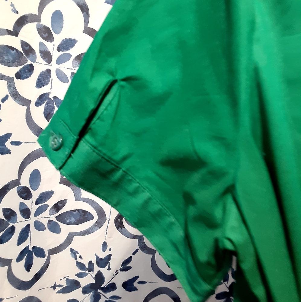 NWT Motherhood Maternity M Kelly green blouse - Picture 4 of 7